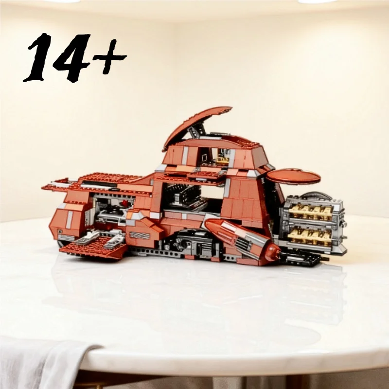 Jouet de noël cadeau dans l'étoile de choc espace 1326 pièces, modèle MTT de la fédération du commerce, blocs de construction classiques compatibles avec les briques