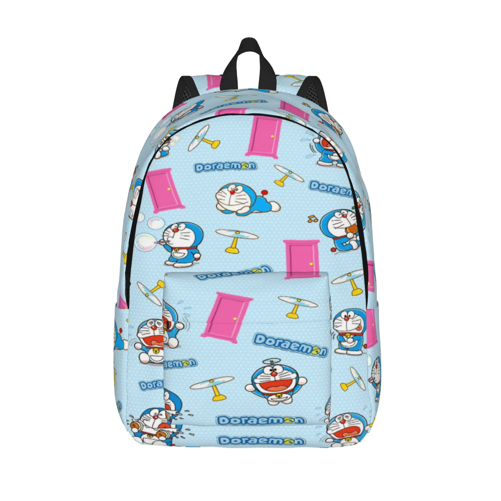 

Модный рюкзак Doraemon с синими котами, для активного отдыха, для старшей школы, для бизнеса, городской рюкзак для мужчин и женщин, сумка через плечо для колледжа