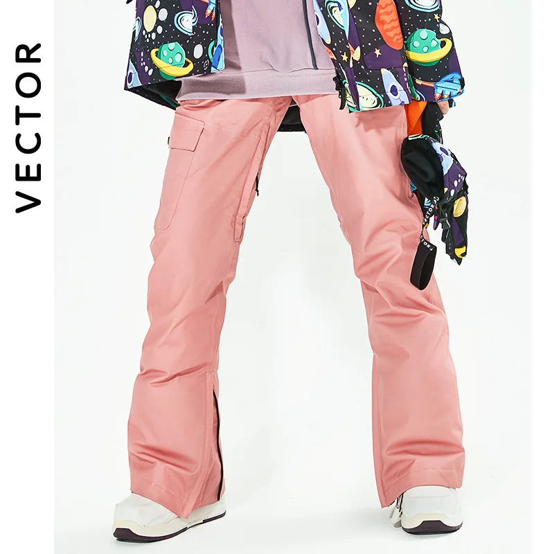 VECTOR Brand-pantalones de esquí de invierno para mujer, pantalones de snowboard, impermeables, a prueba de viento, cálidos, de alta calidad, para exteriores