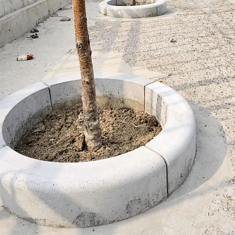 Roadside Stone Bend Cement Mold Thickened Outer Diameter Of 2 Meters Plastic Suitable For Park Tree Planting Bend Stone Model