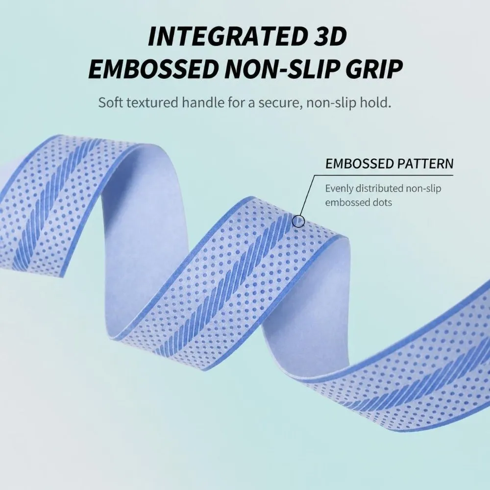 Sticky Racket Overgrip Diagonal Texture Protective Film Coating Sports Handle Grip Perforated Fishing Rod Grip