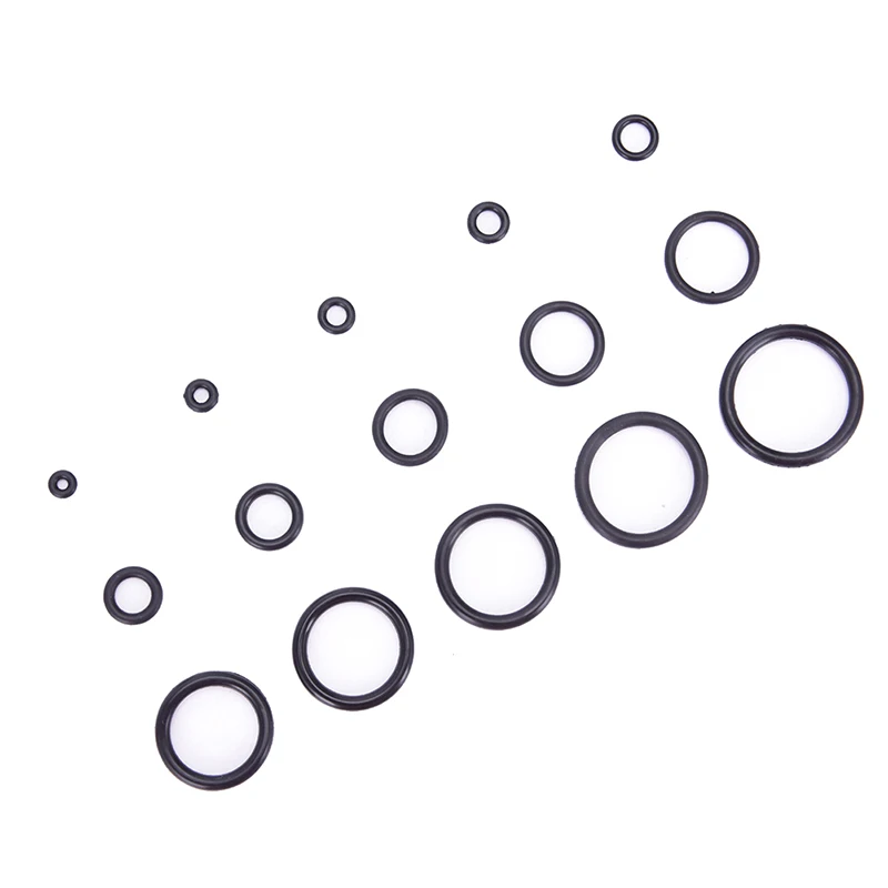 200Pcs/Set O black Ring kit hydrolock Rubber O-Rings Washer Gasket Sealing Assortment