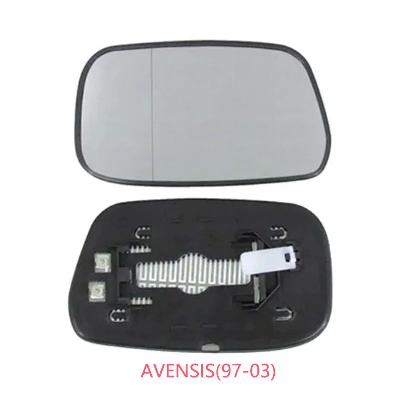 Para 97-22 Toyota Avensis reemplazo de lente de espejo retrovisor calefactable