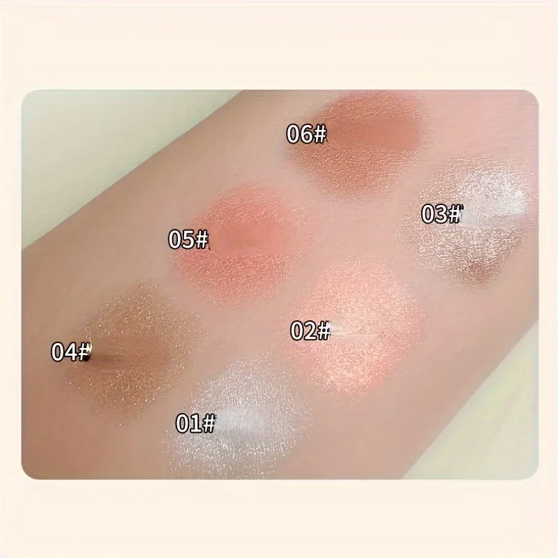 Waterproof Glitter Matte Eyeshadow Make Up Pearly Eyeshadow Stick Pencil High Pigmented Eyelid Under Crease Eyeshadow Pen