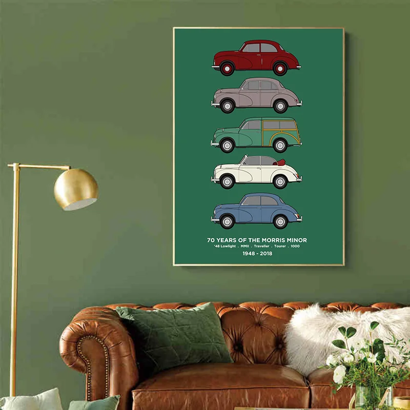 Rover Classic Car Sporting Triumphs E34 Poster Print Canvas Painting Modern Wall Art For Living Room Home Decoration Cuadros