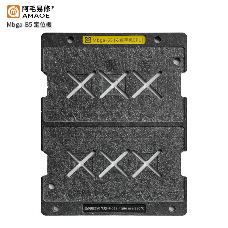 Suit to AMAOE Mbga-B5 tin planter/Android phone CPU/ tin planter/glue removal/positioning plate /CPU steel mesh