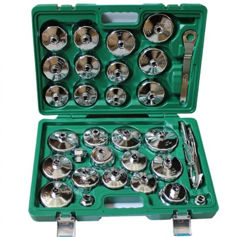 31 Pcs Universal Oil Filter Wrench Kit Changing Oil Filter Tools Set