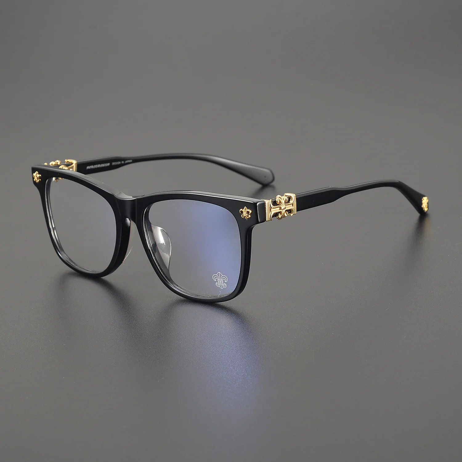 The New Vintage Frame Plate Handmade Punk Trend Acetate CH8016 Men and Women Universal Prescription Glasses