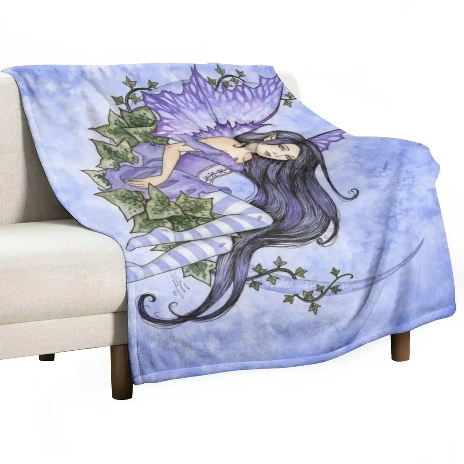 

Ivy Moon Throw Blanket Extra Large Throw sofa bed Luxury Designer funny gift Blankets