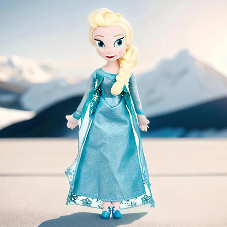 30-50 CM Frozen Anna Elsa Dolls Snow Queen Princess Anna Elsa Doll Toys farcito peluche congelato giocattoli per bambini regalo di natale di