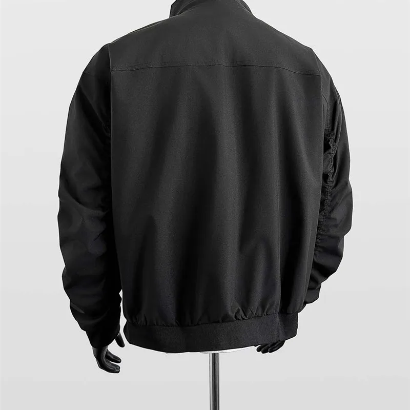 

Повседневная мужская куртка Spor Jaet 202, весна-осень, воротник-стойка, свободная посадка из полиэфирного волокна, удобная для путешествий, классическая американская одежда