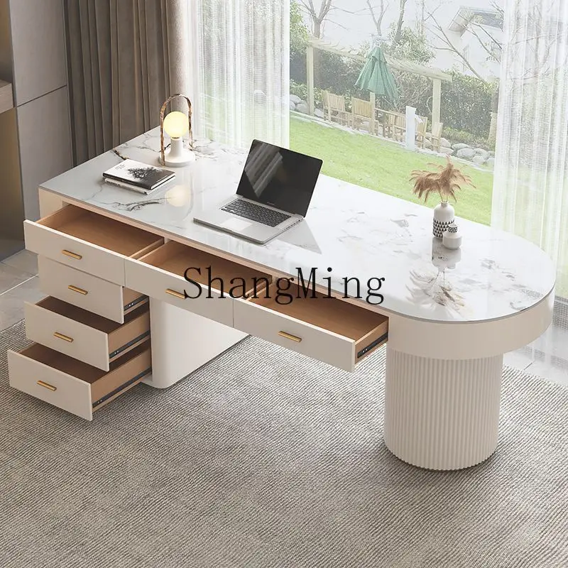 

SM Premium Home Slate Desk Modern Simple High-end Boss Desk Small Unit Luxury Bedroom