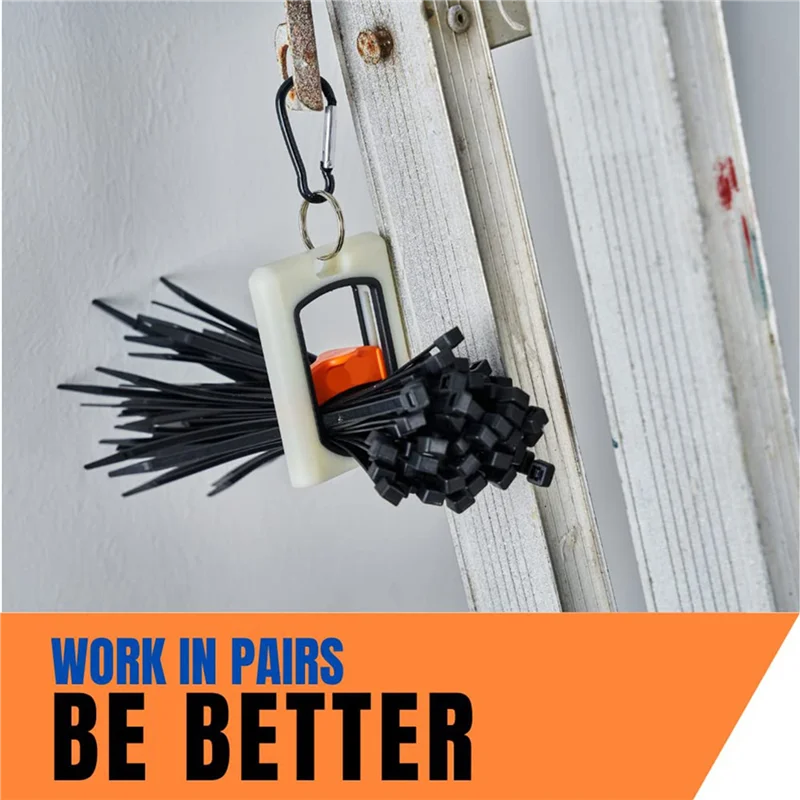 ABUL-3X Zip Tie Holder For Cable Ties Arrangement, Organizer To Improve Work Efficiency, Wire Reduce Waste, Heavy Duty Indoor
