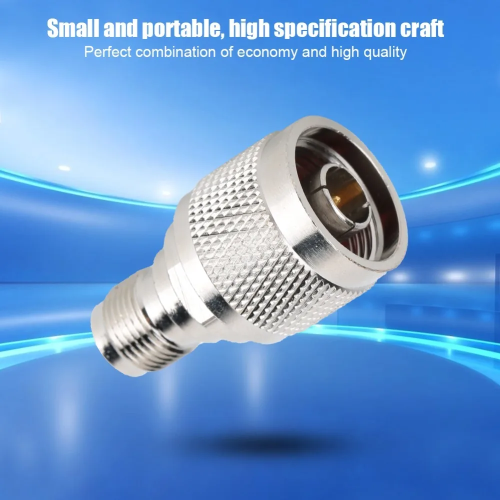 2PCS High Performance N Male To TNC Female Adapter Portable RF Coaxial Cable Adapter Gold Plated Connector RF Connection