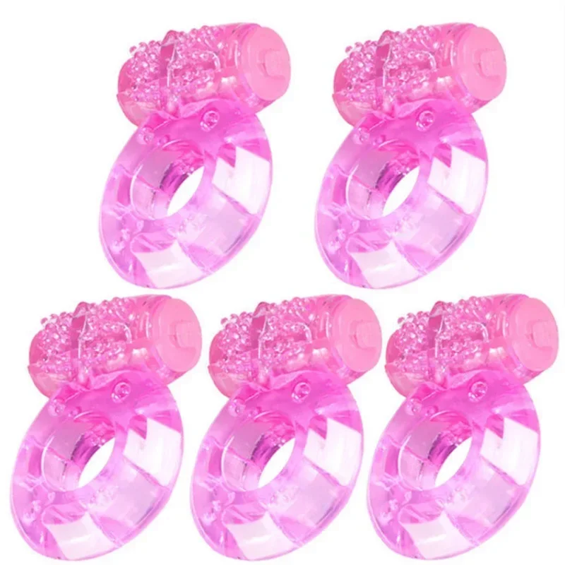 Vibrating Cock Ring for Men Silicone Rechargeable Penis Ring Vibrator Adult Sex Toys with Strong Vibration Modes