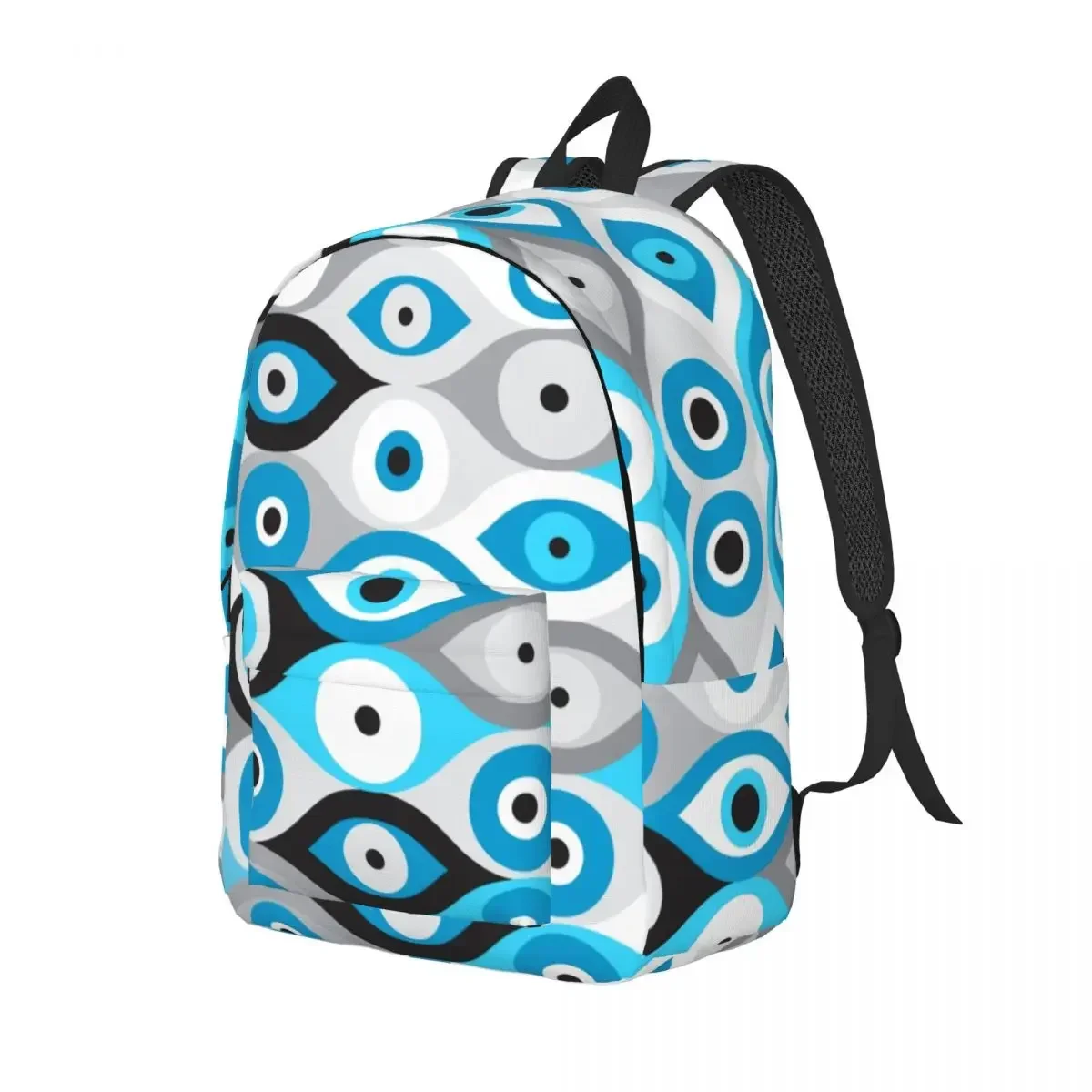 شخصية اليونانية عين الشر نمط البلوز والرمادي قماش لطيفة حقيبة الكتب عادية للمدرسة كلية نزار تميمة بوهو أكياس