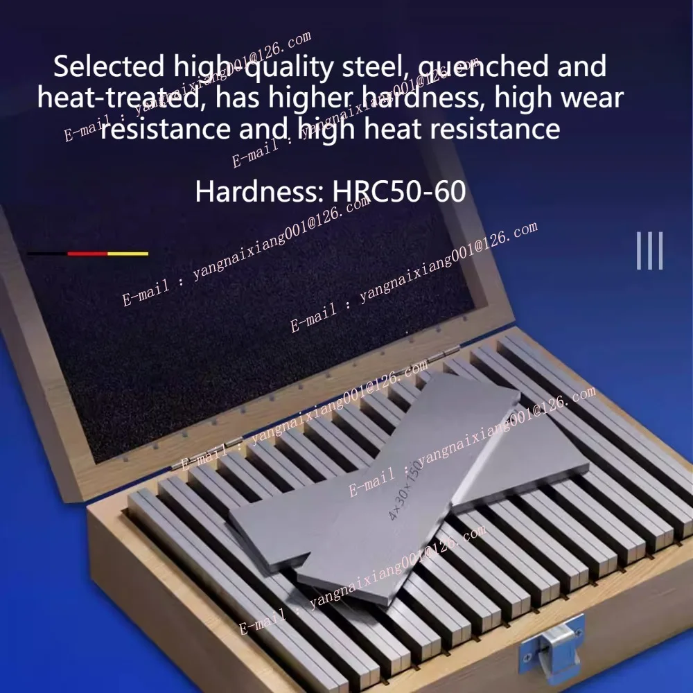 Precision Parallel Set 0.005mm Milling Pads Gauge Block Vise Equal-height Parallel Blocks CNC Lathe/grinder/Milling Machine