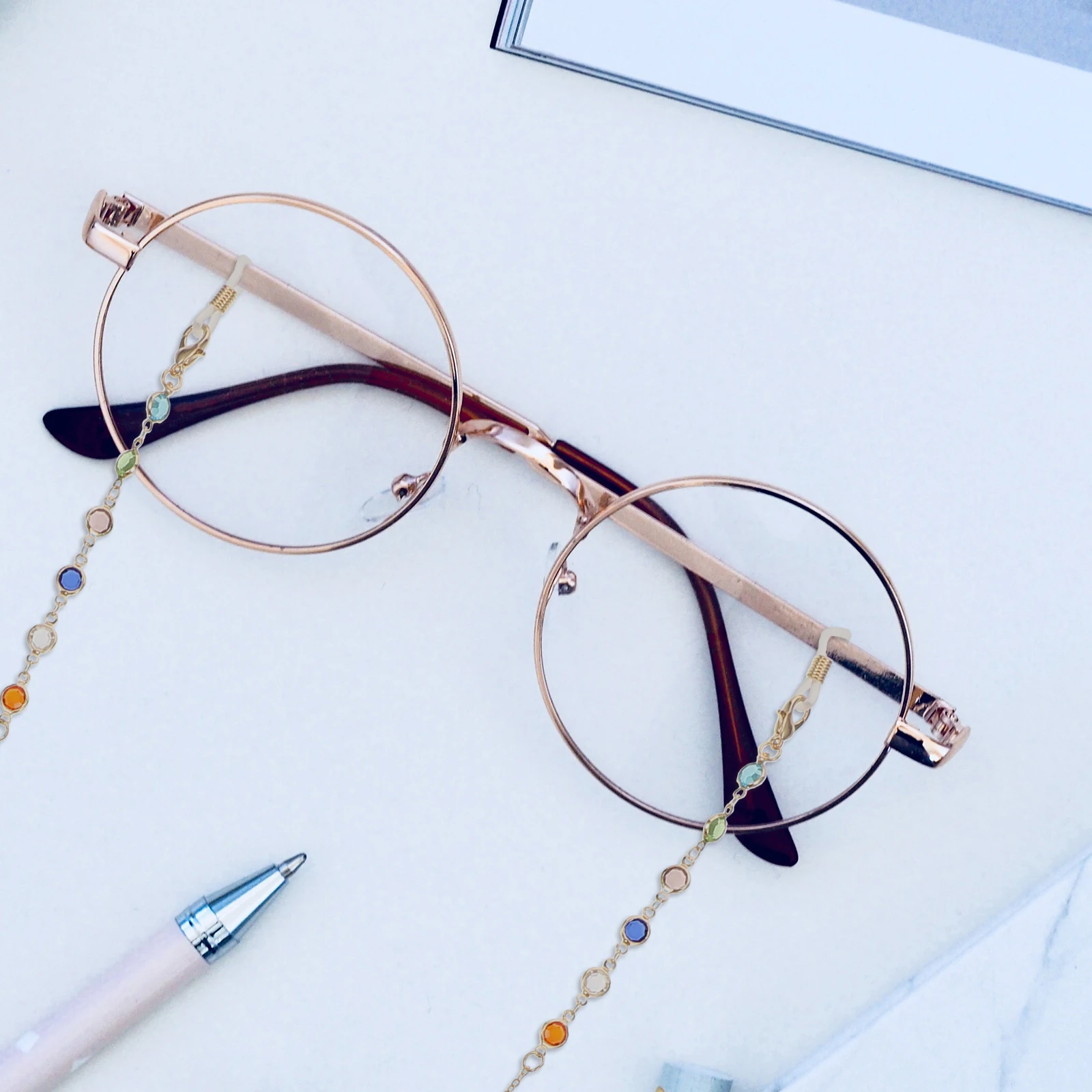 

Eyeglasses Lanyard Sunglass Retainer Glasses Rope Eyewear Chain Strap Fixing Accessory Durable Premium Material Anti Lost