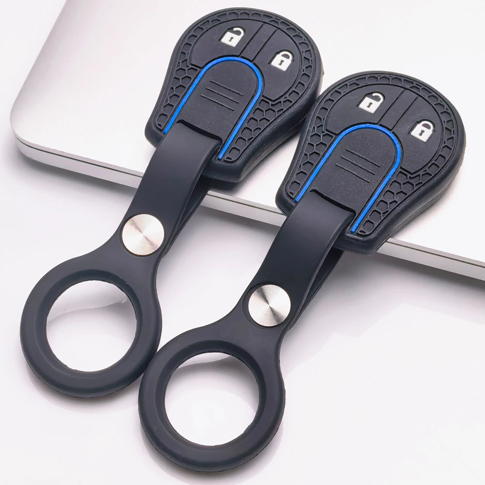 For Nissan Cabstar F24 Micra K12 Navara D40 Note E11 NV200 M20 Pathfinder R51 Qashqai J10 Fob Cover With Finger Loop Precise Fit