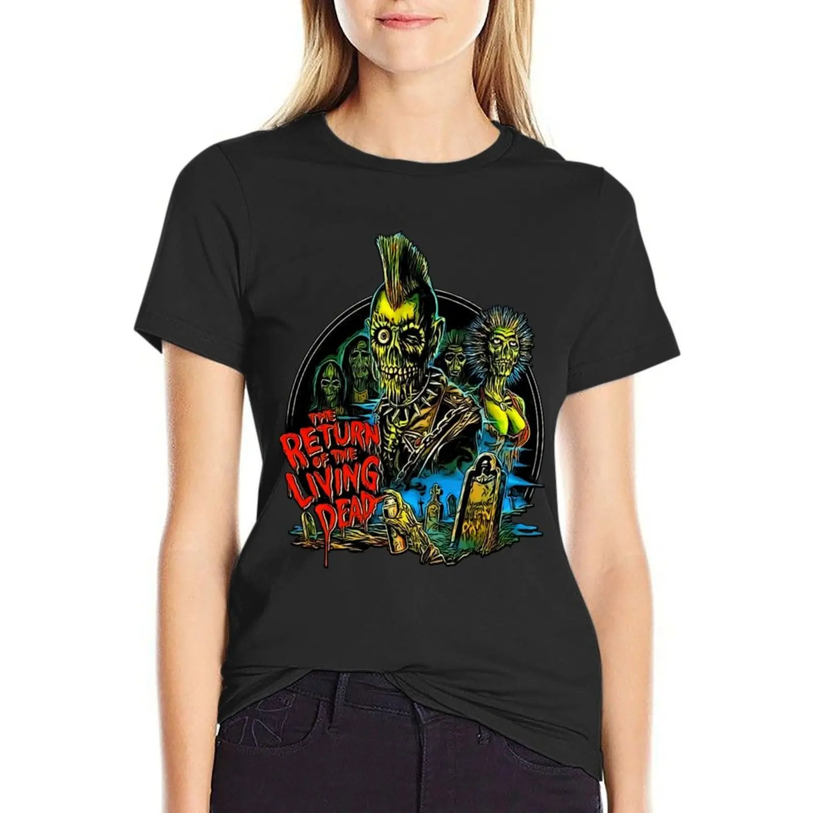 Return of the Living Dead Tarman Poster Art Active T-Shirt tees t-shirts for Women pack