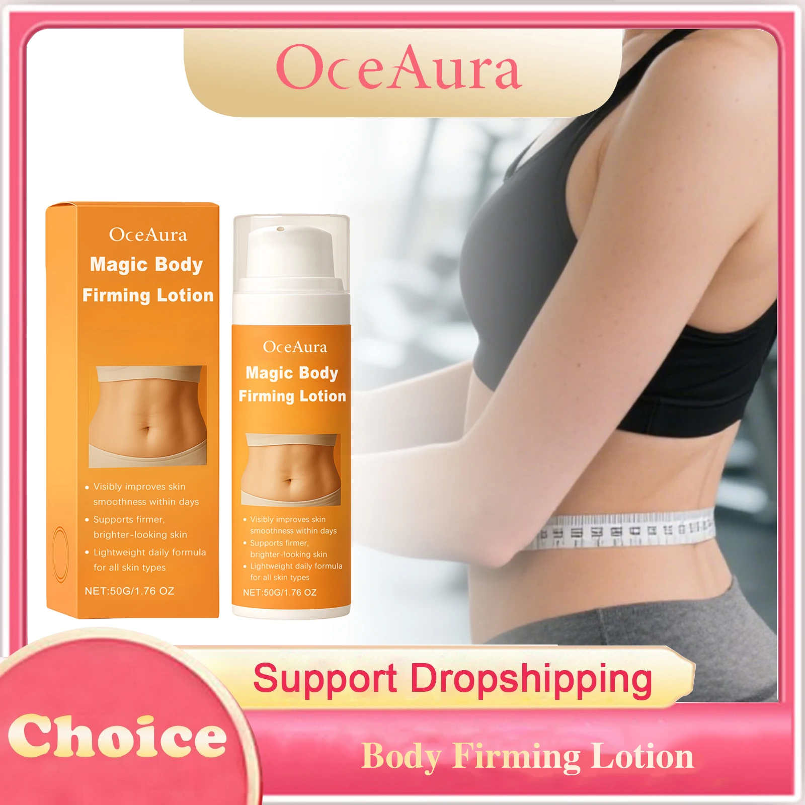 Loción reafirmante corporal para mejorar la flacidez, Abdomen, brazos, muslos, glúteos, estiramiento, levantamiento, nutre, loción hidratante corporal anticelulítica