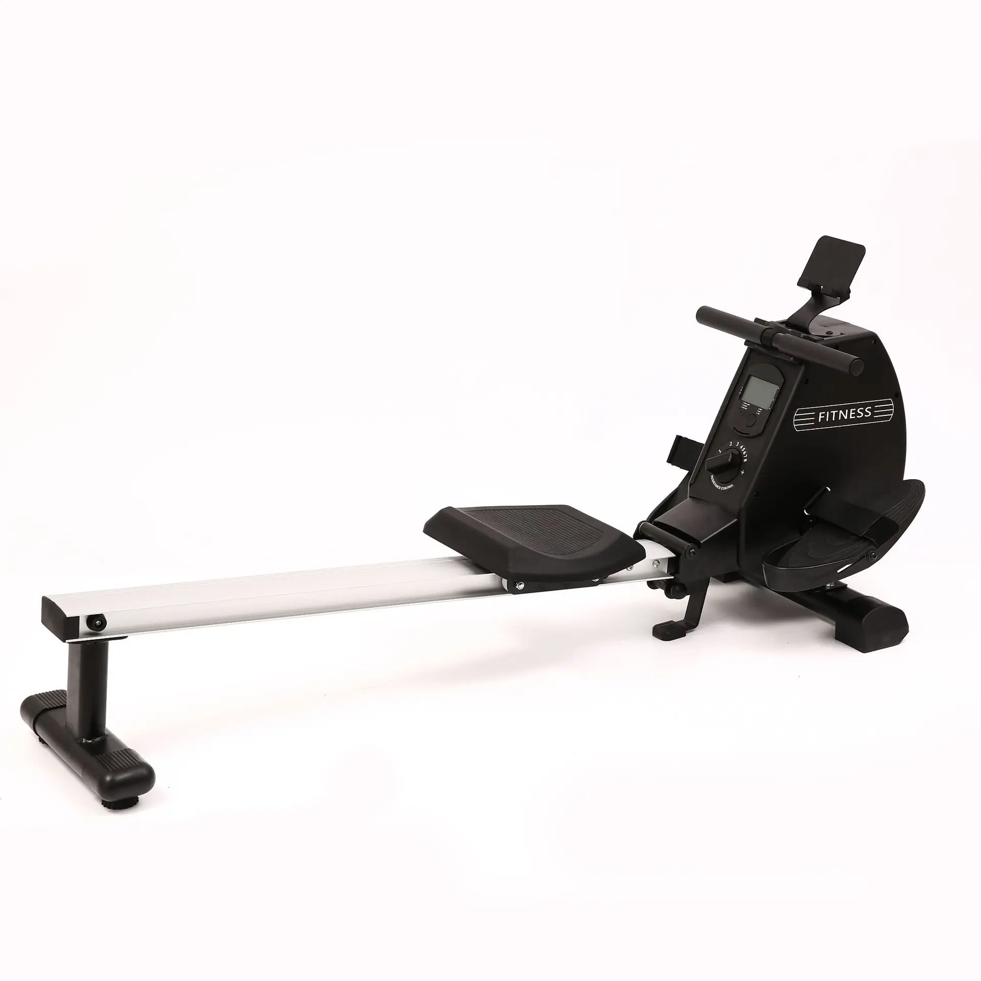 Magnetoresistive Rowing Machine, Home Fitness Rower, Compact Exercise Equipment for Full Body Cardio Muscle Training Workout