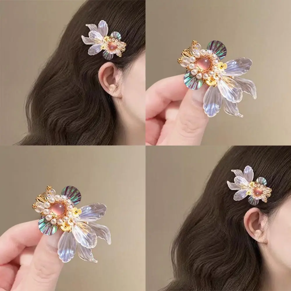Elegant Glazed Goldfish Hair Clips Colorful Cute Design Hanfu Accessories Jewelry Headwear Hair Decoration