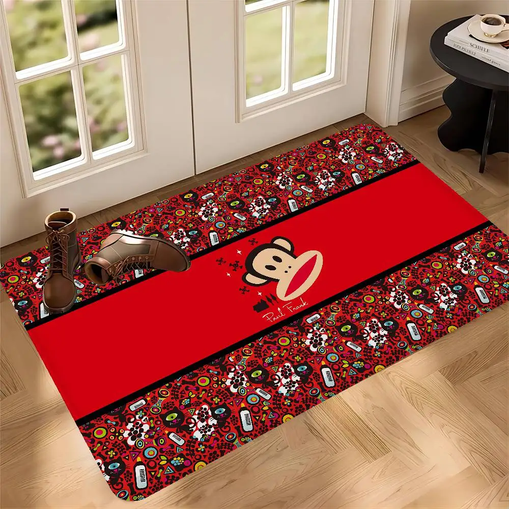 Fashion P-Paul Frank Room Mats Retro Multiple Choice Living Room Kitchen Rug Non-Slip Welcome Rug