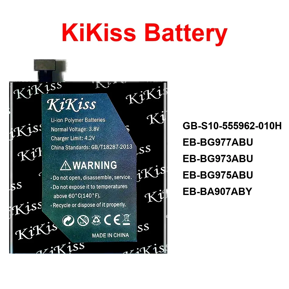 

Аккумулятор для мобильного телефона Samsung Galaxy S10 S10japanese 5G Plus Lite EB-BG977ABU GB-S10-555962-010H EB-BG975ABU 4000-5300 мАч