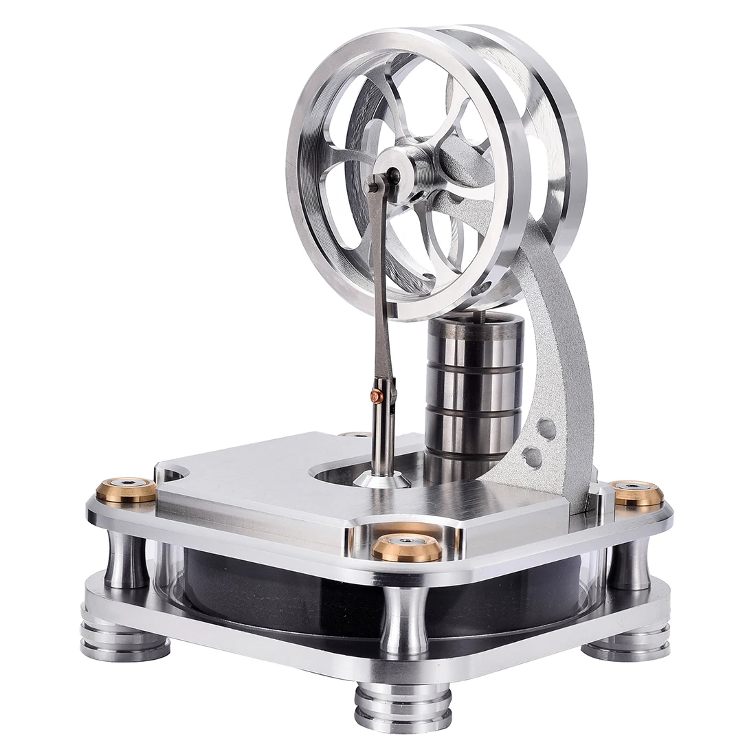 Newest Stirling Engine Model All Metal Boutique Vertical Launching Scientific Puzzle Toy Gift for Class Teaching Science