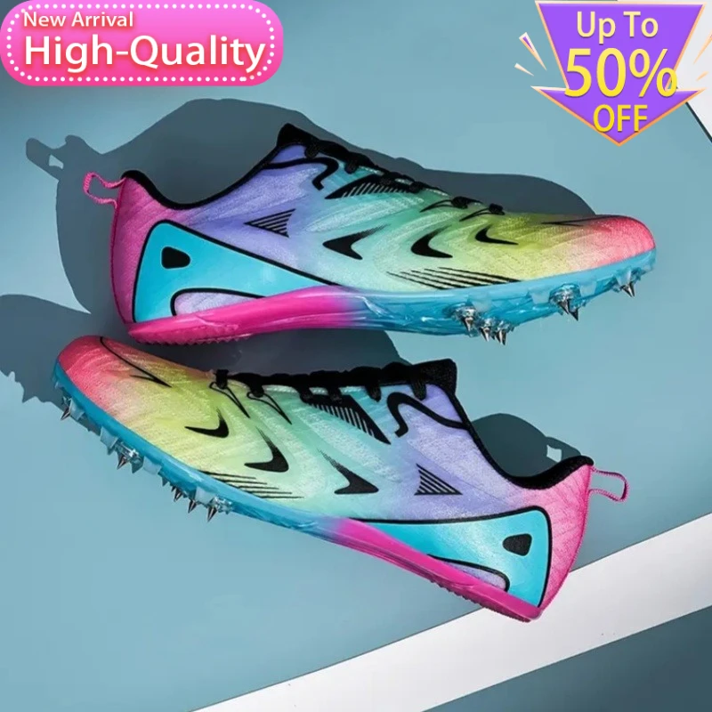2026 Hot Selling Professional Mens Womens Track Field Shoes Rebound Training Sports Shoes Lightweight and Breathable Nail Shoes