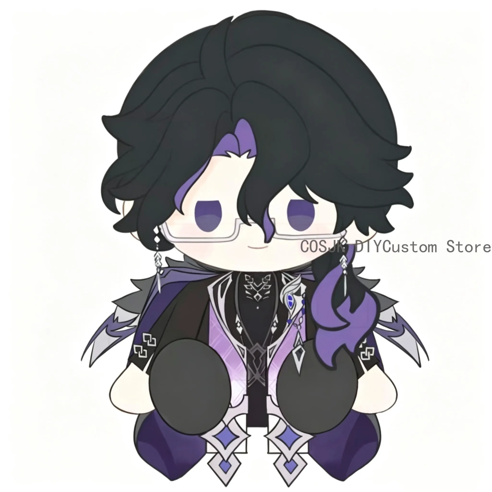 

Presale 40cm Genshin Impact Pantalone Game Cosplay Plushie Cotton Sitting Posture Plush Stuffed Body Clothes Sets Pillow Mascot