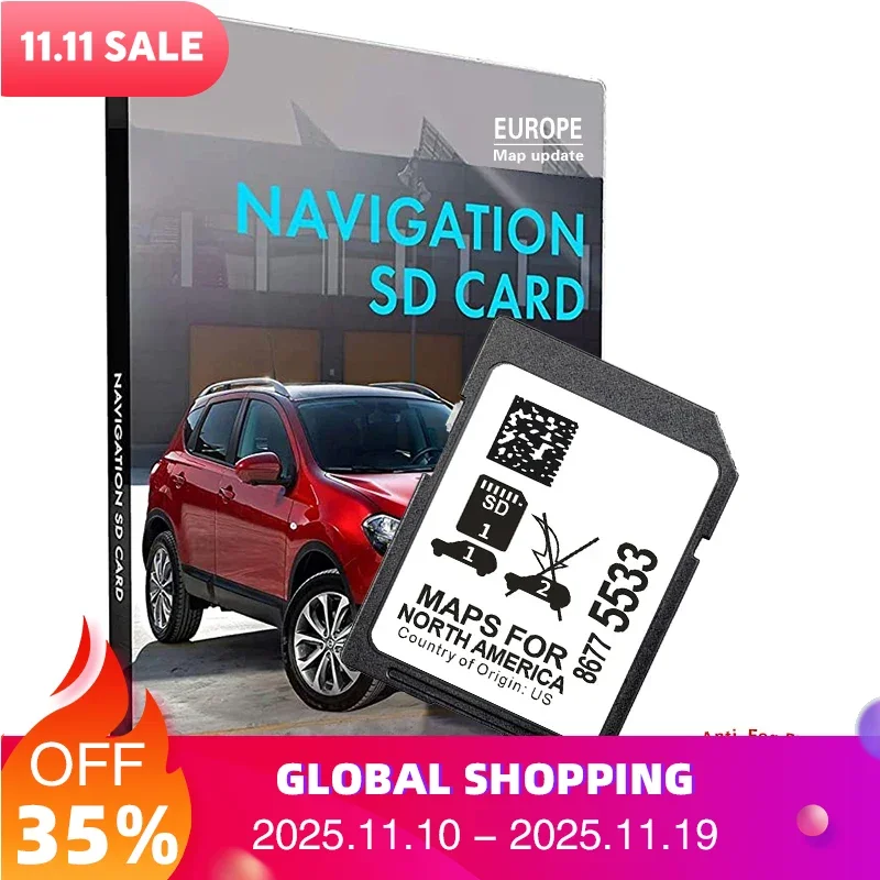 

2023 for GMC Chevrolet Cadillac XT6 2020-2023 Car USA/CAN/MEX Maps Update SD Card Navigation GPS Fit Sat Nav Radio