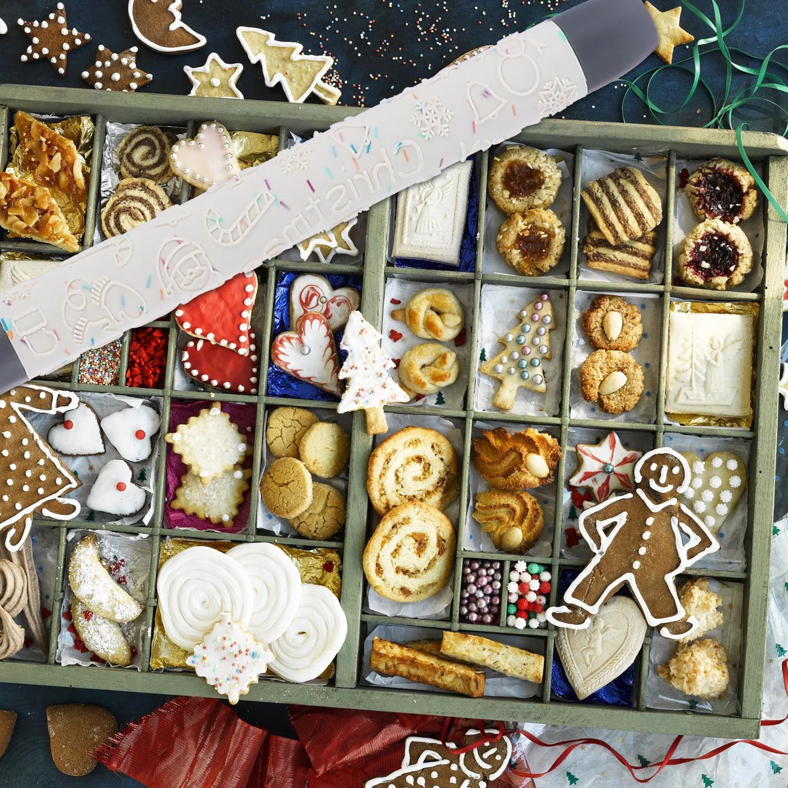 

1Pcs Professional Dough Roller Heat Resistant for Home Restaurant Baking Cooking Pastries Noodles Rolling Pin