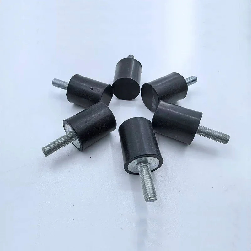 VE-Type Rubber Shock M3 M4 M5 M6 M8 M10 Absorber Single Thread Male-End Isolation Mount Damper Dia 8-60mm Crash Pad