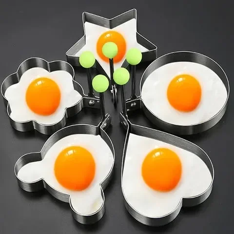 1-5 Loaded Baked Omelet Mold Cartoon Cake Diy Model Home Poached Egg Love Breakfast Abrasive Baking