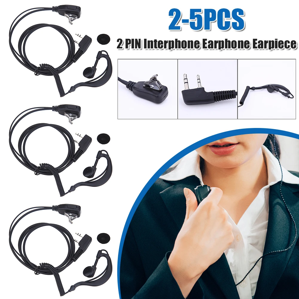 

2-контактный наушник, гарнитура, PTT, микрофон, домофон, наушники, рация, гарнитура с микрофоном для Baofeng UV5R