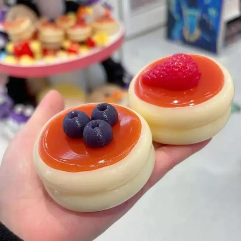 Slow Rebound Cream Blaster Cake  Squeeze Sensory Toy Soft Fingertip Anti Stress Anxiety Pressure Relief Toy
