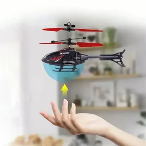 Mini RC Drone Isi Ulang Tidak Ada Remote Control Helikopter RC Drone Mainan Induksi Melayang Aman Tahan Jatuh Pesawat RC 8 mainan helikopter penjualan terbaik - №