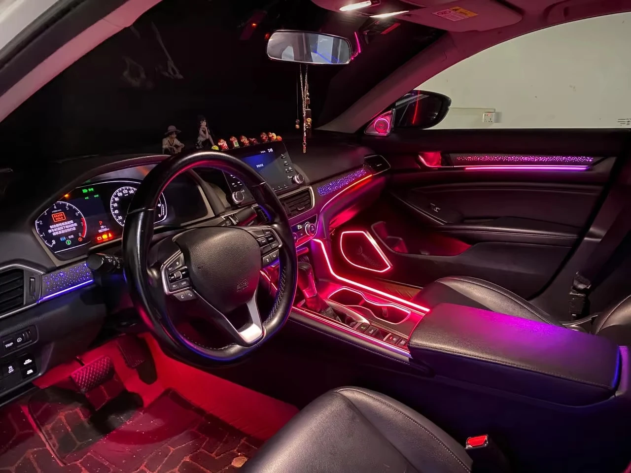 Upgrade 64 Color Symphony Ambient Light Interior Atmosphere LED for Honda 10th Accord 2018-2022 Car Decoration Accessories