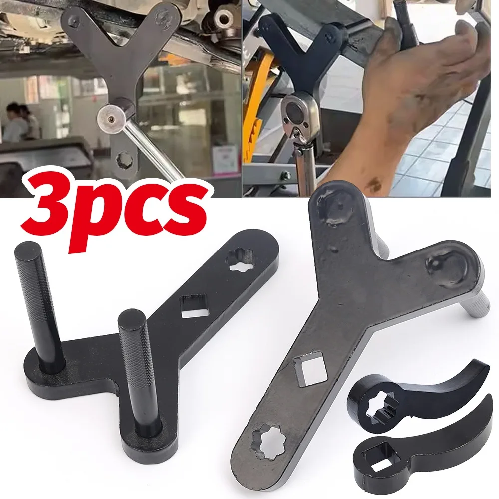 

Car Lower Control Arm Disassembly Tool Manganese Steel Ball Joint Separator Leverage Drive Shaft Separation 1/2" Drive Adapter