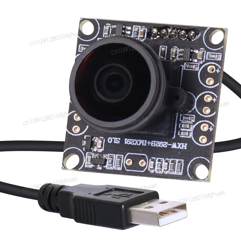 

1080P IMX291 1.8mm 160degree Wide Angle Lens Full HD H.264 USB Starlight Night Vision Industrial Camera Module
