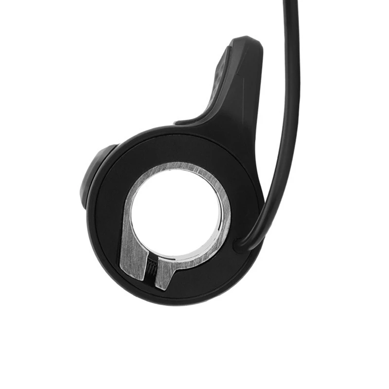 Interruptor de acelerador de patinete eléctrico plegable, acelerador de pulgar de plástico negro, accesorios de acelerador de Scooter, 1 piezas