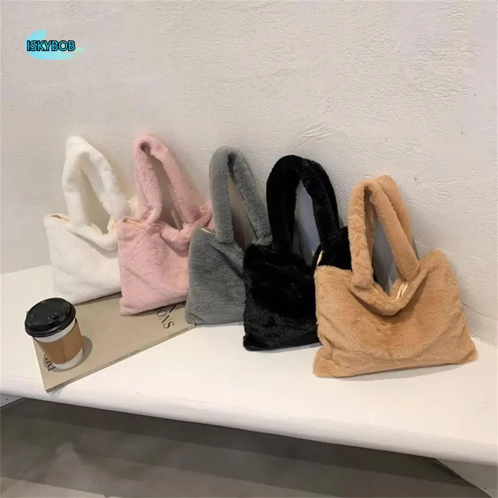 

Кошельки, милая большая сумка, мягкая сумка из искусственного меха, пушистая женская сумка под мышками