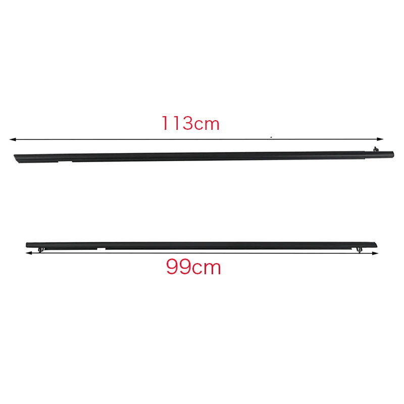 Picture 3: 4Pcs Window Rubber Trim For Honda Civic 2006-2011 Weatherstrip Seal Side Door Glass Rubber Belt Replacement 72410-SNA-A01