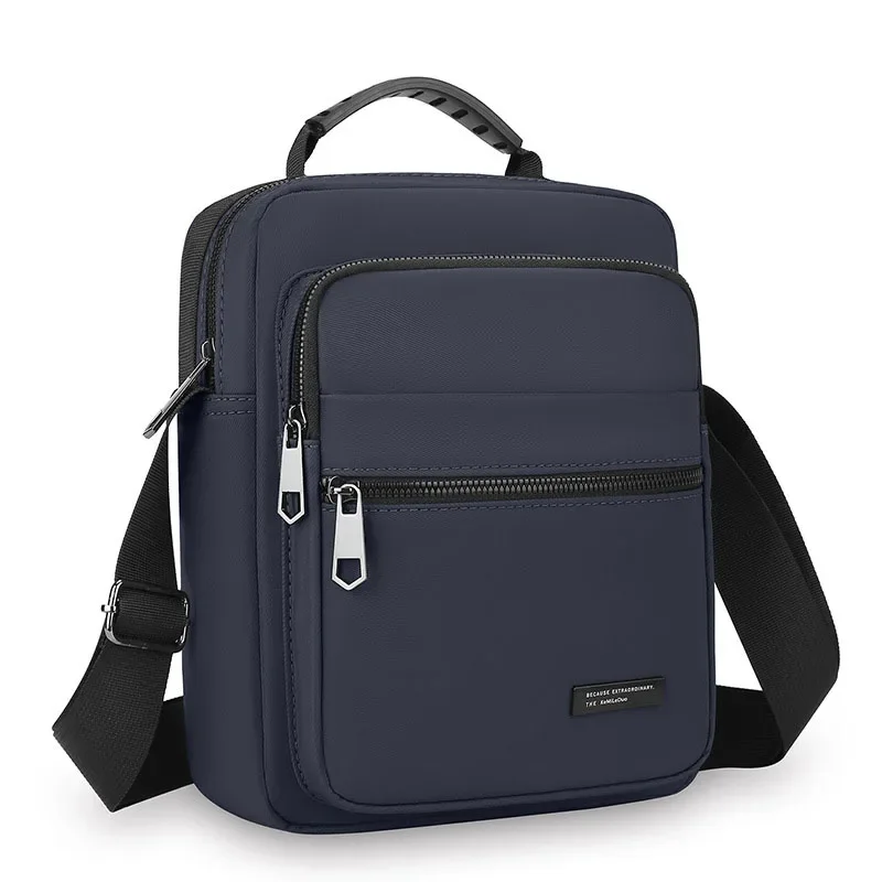 حقائب كروس أكسفورد للرجال متعددة الاستخدامات - حقائب رجال الأعمال غير الرسمية للتنقل اليومي والأساسيات حقيبة يد صغيرة حقيبة سفر