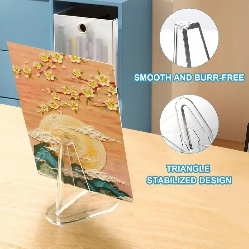 Wholesale Acrylic Coin Display Stand Holders Small Easel Rack Card Commemorative Challenge Coin Capsule Holder Support
