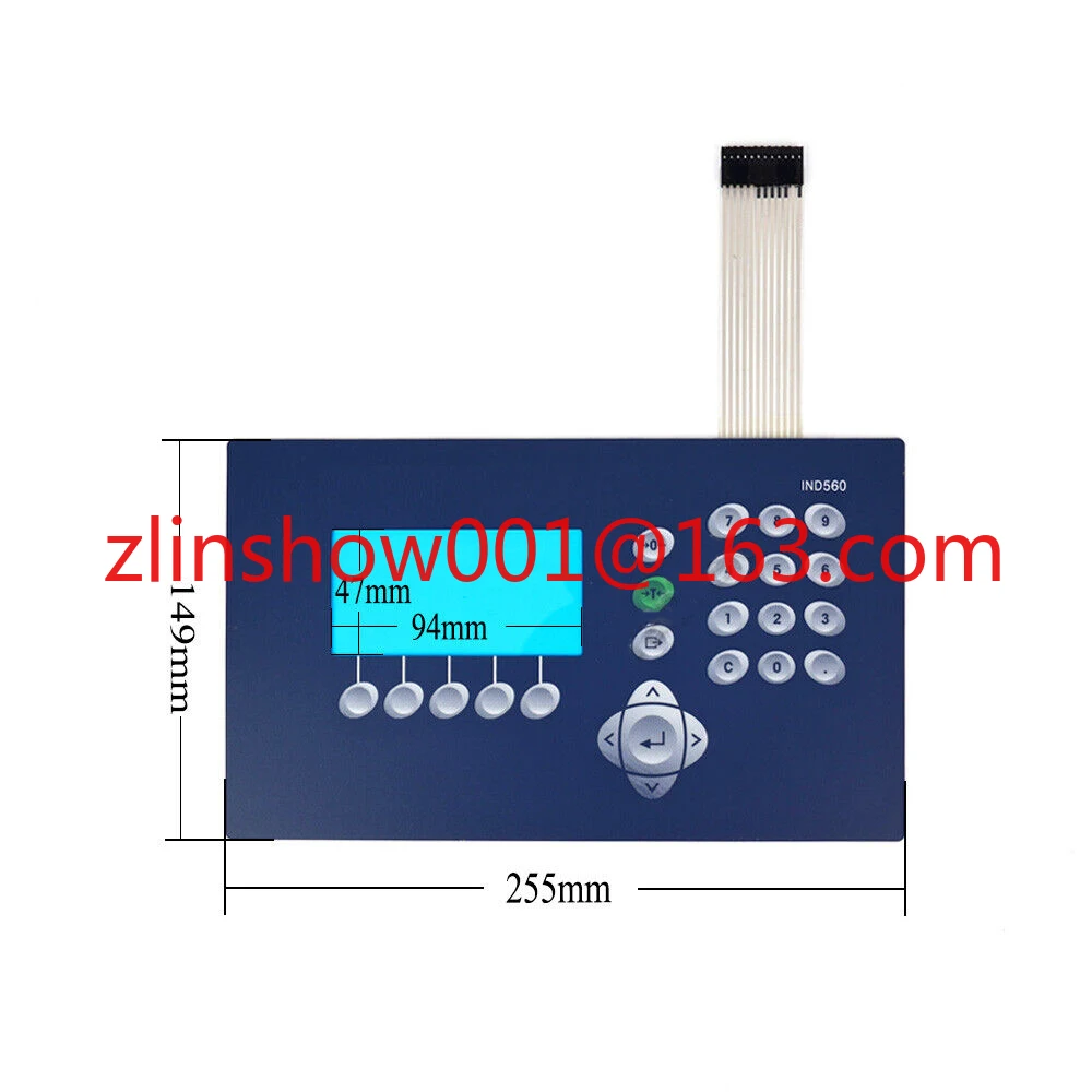 Interruptor de botón de membrana Mettler Toledo XK3139 IND560 Película protectora de membrana para teclado
