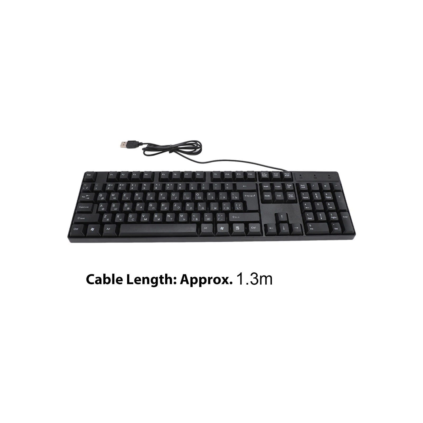 1 قطعة K1800 لوحة مفاتيح لغة الأقلية 104 مفاتيح 4.2ft كابل تصميم مريح USB لوحة مفاتيح ألعاب الكمبيوتر السلكية #6