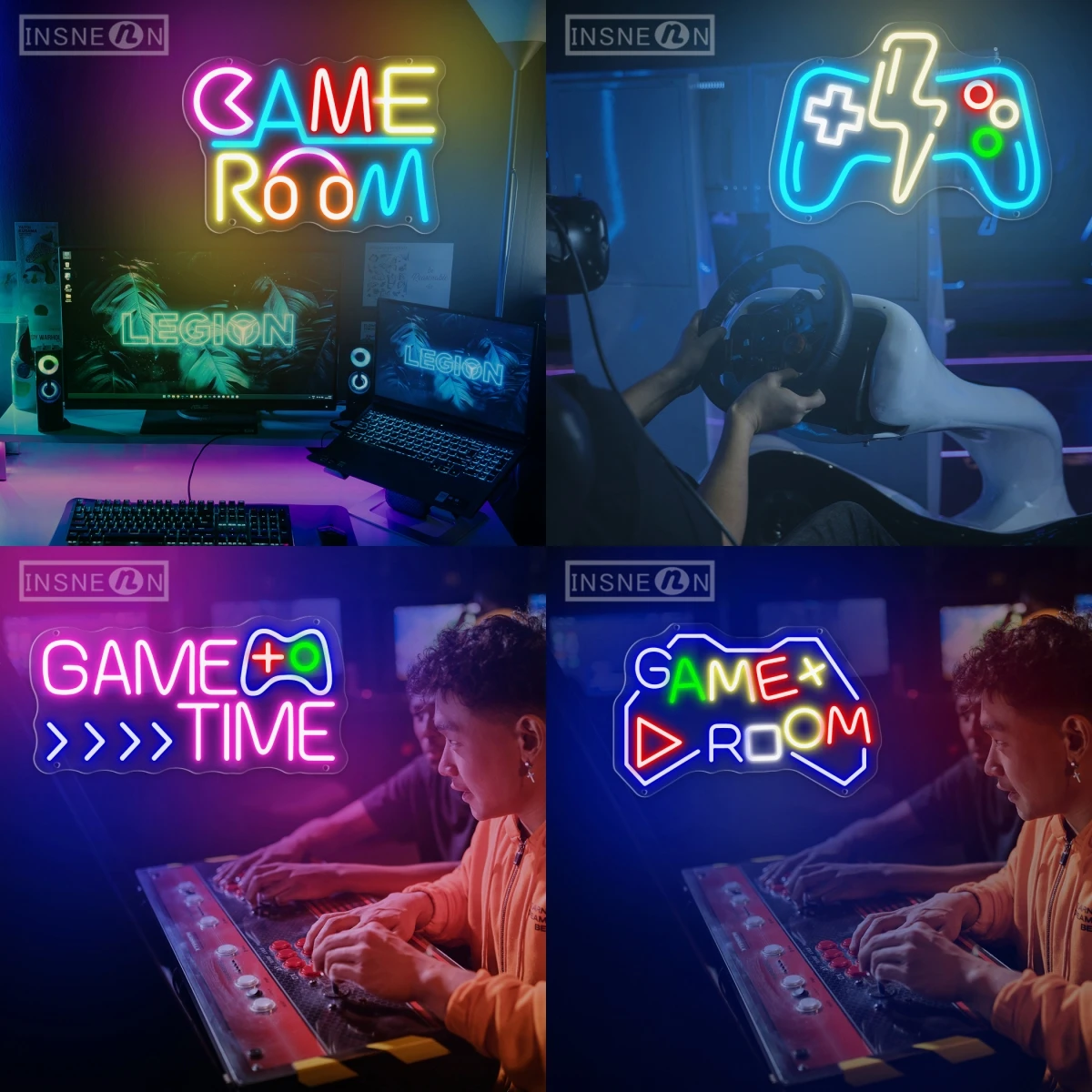 

Game Pad neon sign Console LED lights for game room club playstation teenagers gift gamer bedroom wall decoration neon lights